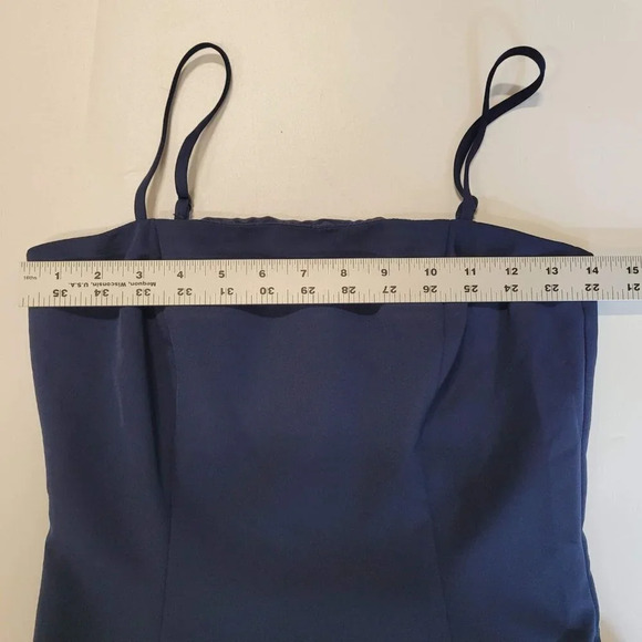Bardot Carmelle Strapped Midi Dress in Navy Size NWT $119 - Picture 8 of 11